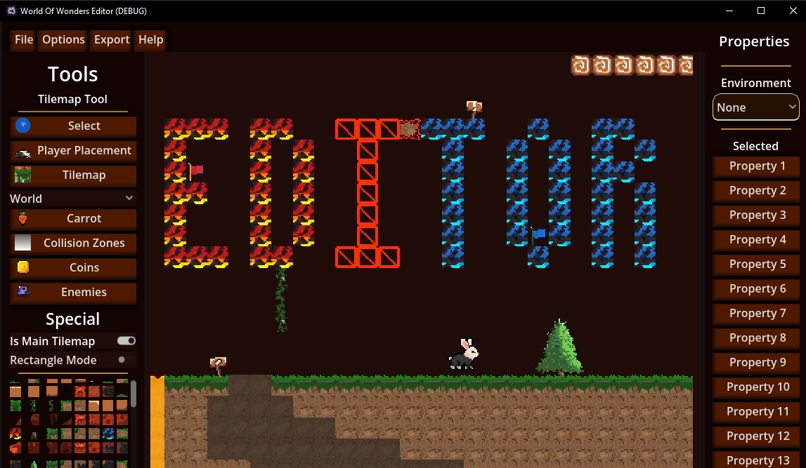 World O' Wonders Editor Screenshot